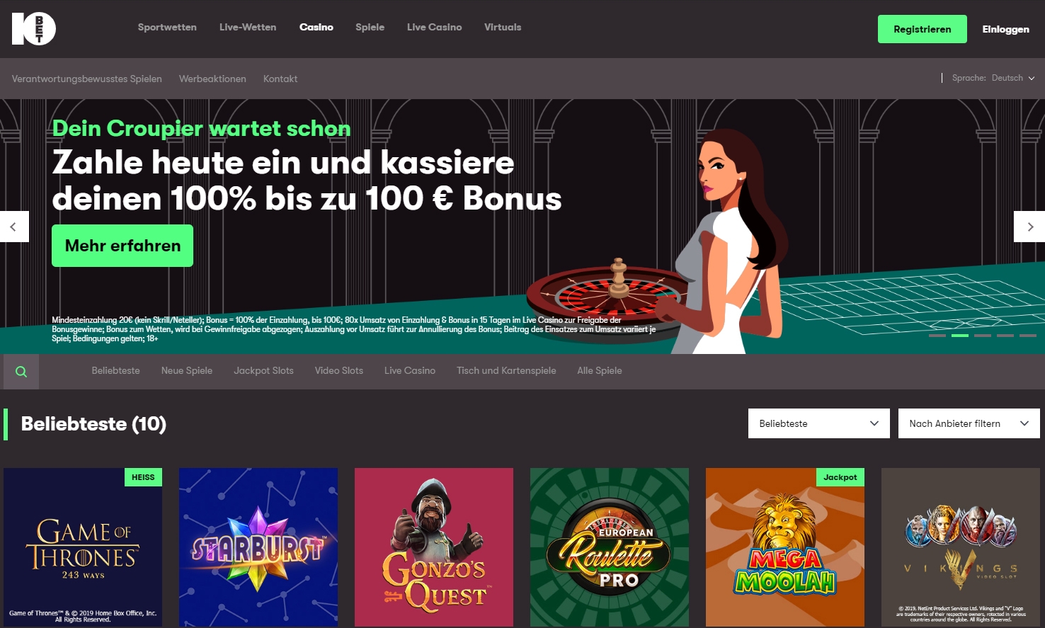 10bet Casino