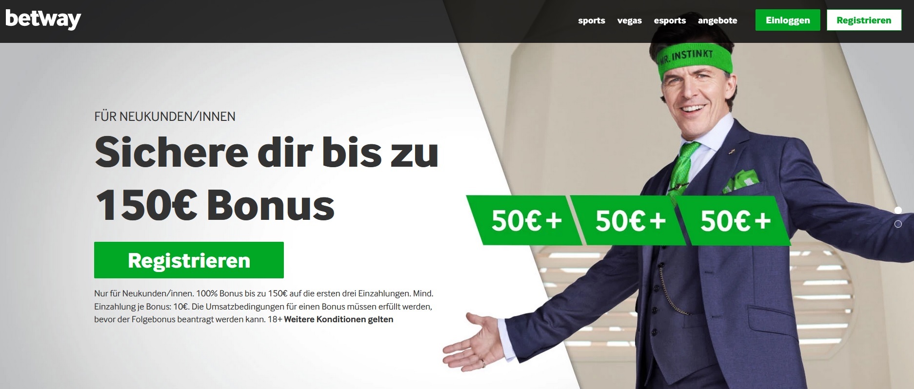 Betway Wettbonus Deutschland