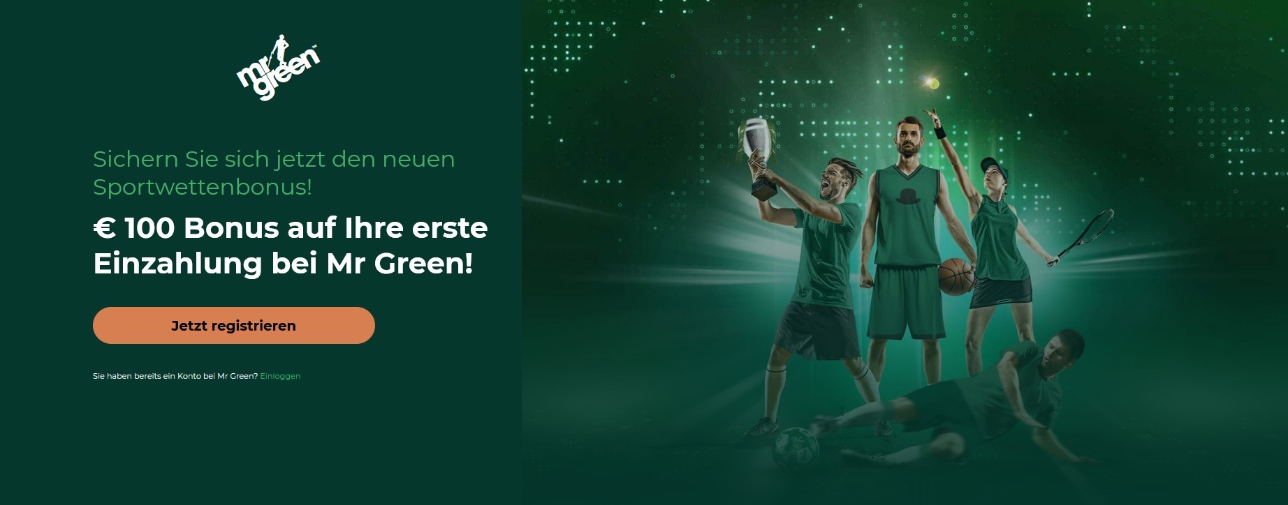 Mr. Green Wettbonus Deutschland