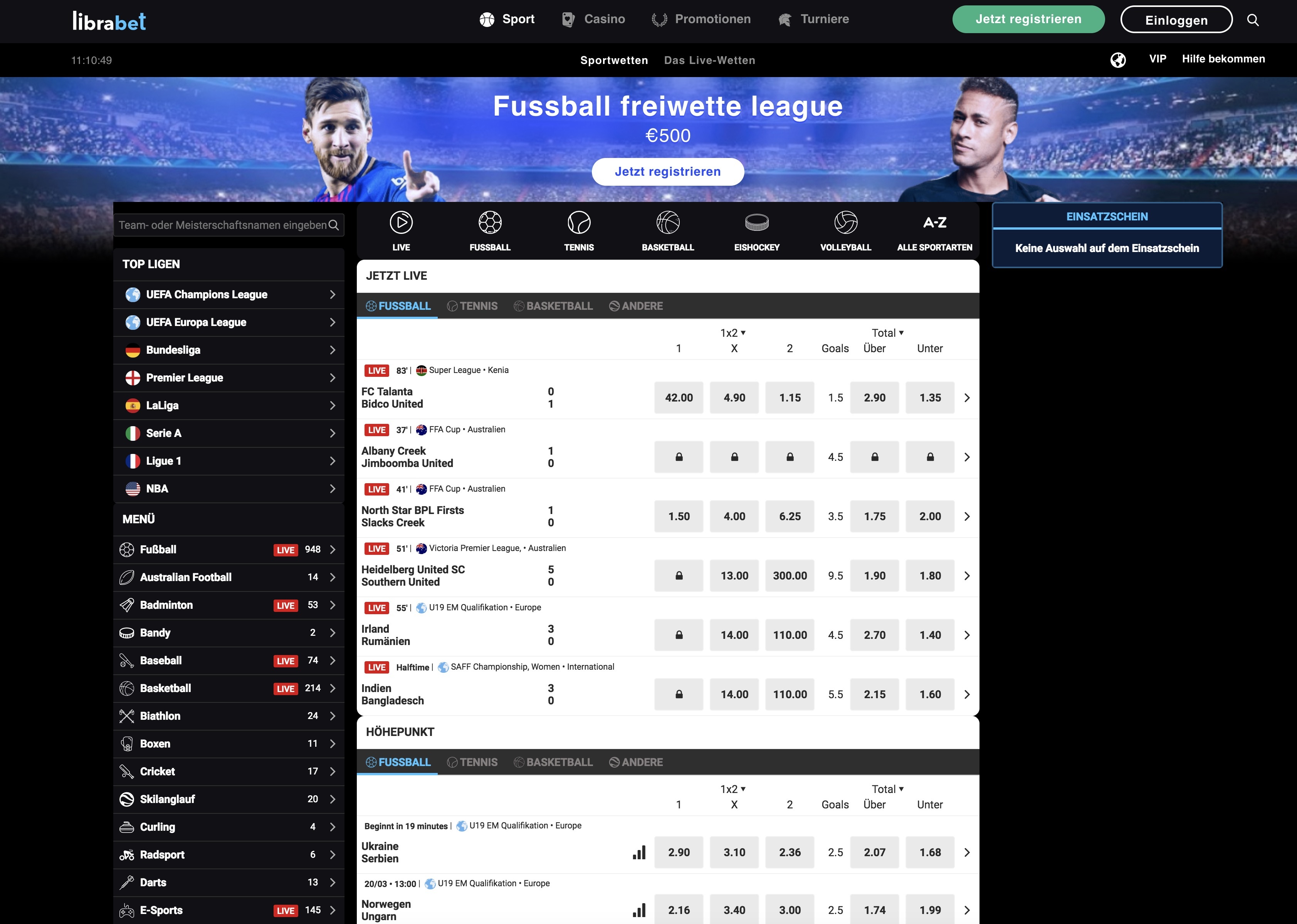 Librabet Sportwetten