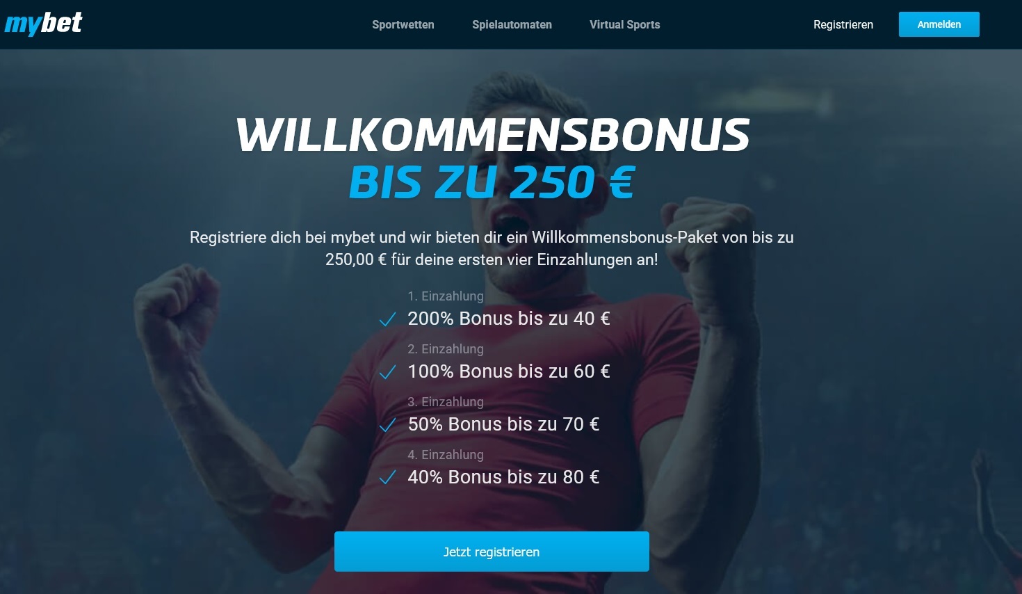 Mybet Wettbonus Deutschland